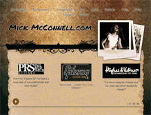 Tablet Screenshot of mickmcconnell.com